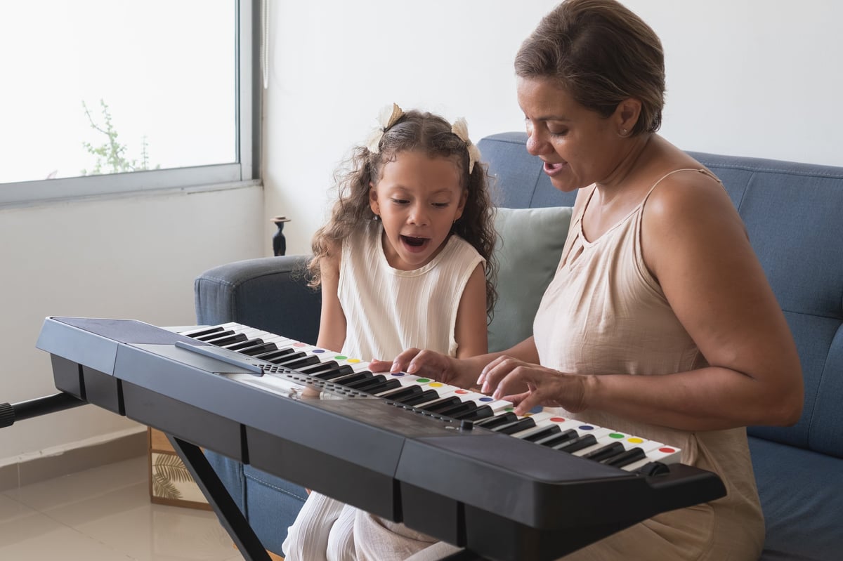 Keyboard lesson